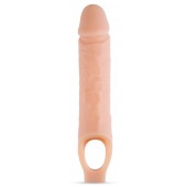 Телесный реалистичный фаллоудлинитель 10 Inch Silicone Cock Sheath Penis Extender - 25,4 см. - Blush Novelties - в Стерлитамаке купить с доставкой
