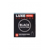 Черные презервативы LUXE Royal Black Collection - 3 шт. - Luxe - купить с доставкой в Стерлитамаке