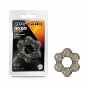 Дымчатое эрекционное кольцо Stay Hard Thick Bead Cock Ring - Blush Novelties - в Стерлитамаке купить с доставкой