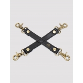 Черный фиксатор для манжет Bound to You Faux Leather Hogtie - Fifty Shades of Grey - купить с доставкой в Стерлитамаке