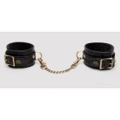 Черные оковы на ноги Bound to You Faux Leather Ankle Cuffs - Fifty Shades of Grey - купить с доставкой в Стерлитамаке