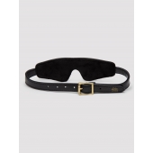Черная плотная маска на глаза Bound to You Faux Leather Blindfold - Fifty Shades of Grey - купить с доставкой в Стерлитамаке
