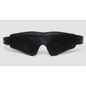 Черная плотная маска на глаза Bound to You Faux Leather Blindfold - Fifty Shades of Grey - купить с доставкой в Стерлитамаке