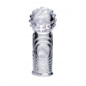 Прозрачная рельефная насадка на палец Ricol - 8 см. - A-toys в Стерлитамаке Прозрачная рельефная насадка на палец Ricol - 8 см. - A-toys