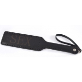 Черная гладкая шлепалка SEX - 35 см. - Sitabella - купить с доставкой в Стерлитамаке