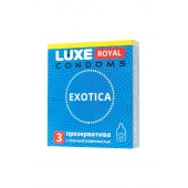 Текстурированные презервативы LUXE Royal Exotica - 3 шт. - Luxe - купить с доставкой в Стерлитамаке