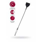 Черный гладкий стек с тонкой ручкой - 48 см. - ToyFa - купить с доставкой в Стерлитамаке