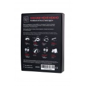 Фиолетовый набор БДСМ «Накажи меня нежно» с карточками - Штучки-дрючки - купить с доставкой в Стерлитамаке