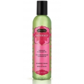 Массажное масло Naturals Strawberry Dreams с ароматом клубники - 236 мл. - Kama Sutra - купить с доставкой в Стерлитамаке