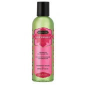 Массажное масло Naturals Strawberry Dreams с ароматом клубники - 59 мл. - Kama Sutra - купить с доставкой в Стерлитамаке