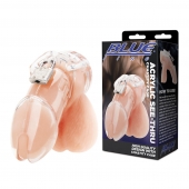 Прозрачная клетка целомудрия Acrylic See-thru Chastity Cage - BlueLine - купить с доставкой в Стерлитамаке