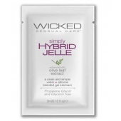 Гель-лубрикант на водно-силиконовой основе Simply Hybrid Jelle - 3 мл. - Wicked - купить с доставкой в Стерлитамаке