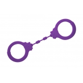 Фиолетовые силиконовые поножи Limitation - Lola Games - купить с доставкой в Стерлитамаке