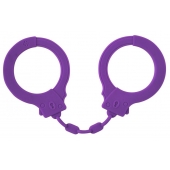 Фиолетовые силиконовые поножи Limitation - Lola Games - купить с доставкой в Стерлитамаке