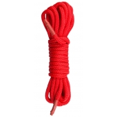 Красная веревка для связывания Nylon Rope - 5 м. - Easy toys - купить с доставкой в Стерлитамаке