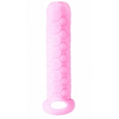 Розовый фаллоудлинитель Homme Long - 13,5 см. - Lola Games - в Стерлитамаке купить с доставкой