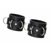 Черные наручники Anonymo на сцепке - ToyFa - купить с доставкой в Стерлитамаке