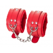 Красные оковы Anonymo из искусственной кожи - ToyFa - купить с доставкой в Стерлитамаке