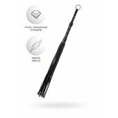 Черный флоггер Anonymo - 64 см. - ToyFa - купить с доставкой в Стерлитамаке