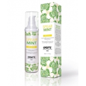 Разогревающее массажное масло Gourmet Spearmint Organic с органическими ингредиентами - 50 мл. - Exsens - купить с доставкой в Стерлитамаке