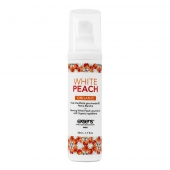 Разогревающее массажное масло Gourmet White Peach Organic с органическими ингредиентами - 50 мл. - Exsens - купить с доставкой в Стерлитамаке