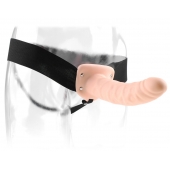 Полый страпон 8  Hollow Strap-On телесного цвета - 19 см. - Pipedream - купить с доставкой в Стерлитамаке