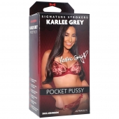 Мастурбатор-вагина Karlee Grey ULTRASKYN Pocket Pussy - Doc Johnson - в Стерлитамаке купить с доставкой