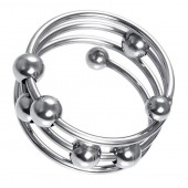 Большое металлическое кольцо под головку пениса - ToyFa - купить с доставкой в Стерлитамаке
