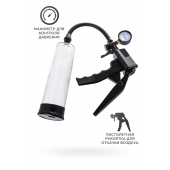 Прозрачная механическая помпа для пениса Viggo - Sexus - в Стерлитамаке купить с доставкой