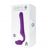 Лиловый безремневой страпон Queens M - Adrien Lastic - купить с доставкой в Стерлитамаке