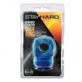 Голубое эрекционное виброкольцо Reusable 5 Function Cock Ring - Blush Novelties - в Стерлитамаке купить с доставкой