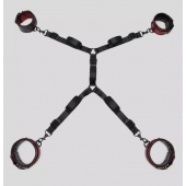 Изысканный набор фиксаций на кровати Reversible Under Mattress Restraint Set - Fifty Shades of Grey - купить с доставкой в Стерлитамаке