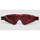 Двусторонняя красно-черная маска на глаза Reversible Faux Leather Blindfold - Fifty Shades of Grey - купить с доставкой в Стерлитамаке