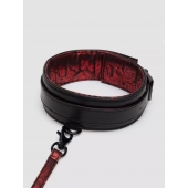 Стильный ошейник с поводком Reversible Faux Leather Collar and Lead - Fifty Shades of Grey - купить с доставкой в Стерлитамаке