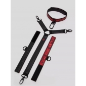 Ошейник с наручниками Reversible Faux Leather Collar and Wrist - Fifty Shades of Grey - купить с доставкой в Стерлитамаке