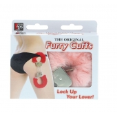 Металлические наручники с розовой меховой опушкой METAL HANDCUFF WITH PLUSH PINK - Dream Toys - купить с доставкой в Стерлитамаке