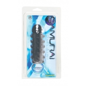 Дымчатая стимулирующая насадка с закрытой головкой SAMURAI PENIS SLEEVE BLACK - 14,5 см. - NMC - в Стерлитамаке купить с доставкой