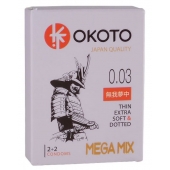 Набор из 4 презервативов OKOTO MegaMIX - Sitabella - купить с доставкой в Стерлитамаке
