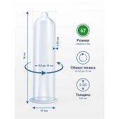 Презервативы MY.SIZE размер 47 - 3 шт. - My.Size - купить с доставкой в Стерлитамаке