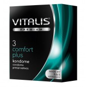 Контурные презервативы VITALIS PREMIUM comfort plus - 3 шт. - Vitalis - купить с доставкой в Стерлитамаке