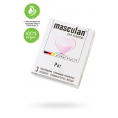 Супертонкие презервативы Masculan Pur - 3 шт. - Masculan - купить с доставкой в Стерлитамаке