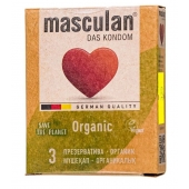 Экологически чистые презервативы Masculan Organic - 3 шт. - Masculan - купить с доставкой в Стерлитамаке