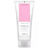 Смазка на водной основе Mixgliss Sweet с ароматом бабл-гам - 70 мл. - Mixgliss - купить с доставкой в Стерлитамаке