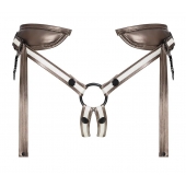 Бронзовый пояс для насадок Desirous Harness - Strap-on-me - купить с доставкой в Стерлитамаке