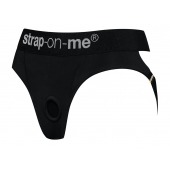 Черные трусики для насадок Heroine Lingerie Harness - size M - Strap-on-me - купить с доставкой в Стерлитамаке