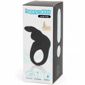 Черное эрекционное виброкольцо Happy Rabbit Rechargeable Rabbit Cock Ring - Happy Rabbit - в Стерлитамаке купить с доставкой