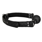 Черный кляп-шарик BALL GAG DIAMOND - Dream Toys - купить с доставкой в Стерлитамаке
