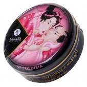 Массажная свеча Rose Petals с ароматом розы - 30 мл. - Shunga - купить с доставкой в Стерлитамаке