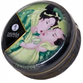 Массажная свеча Exotic Green Tea с ароматом зелёного чая - 30 мл. - Shunga - купить с доставкой в Стерлитамаке