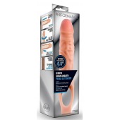 Телесная насадка на пенис 9 Inch Cock Sheath Extender - 22,2 см. - Blush Novelties - в Стерлитамаке купить с доставкой